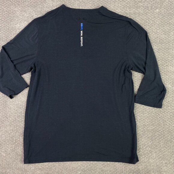 Under Armour Athlete Recovery Sleepwear Henley Shirt TB12 Tom Brady Men's XL - Picture 2 of 11